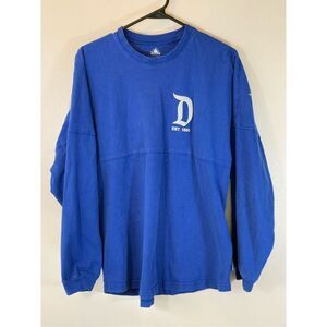 Disneyland Blue Sparkly Spirit Jersey Women's Medium